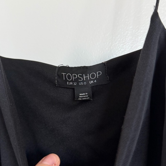 Topshop Black Midi Dress - Picture 4 of 4